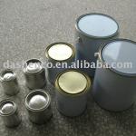 Round metal chemical paint cans for different capacity