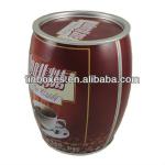 250g round coffee tin can, round tin can,round tin box