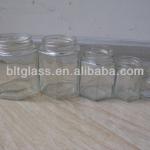 85ml180ml280ml380ml honey container hex glass bottle wholesale