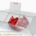 Transparent acrylic candy box for supermarket and convenience stores HS-C106A1