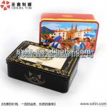 rectangular cookies tin box