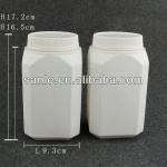 White cylinder powder plastic cans with lid for sale