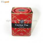 Fashionable tea tin box