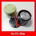 piston round tin box