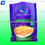 1kg Plastic Frozen Food Packaging Bag with window/Custom Disposable Plastic Bag for Meat/Sea food with window