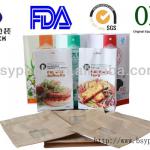 kraft paper bags food grade/kraft paper bags with printing/high grade packing bags