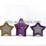 High quanlity!! luxurious Eco Star-Shaped Paper Box for Packing
