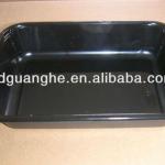 New style black disposable plastic fruit tray