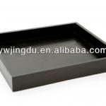 jinhua black painting shining wooden tray wholesale