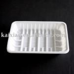 disposable plastic round tray