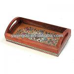china classic printing wooden food tray wholesale