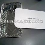 carry out aluminium foil food container with board lids