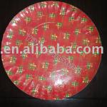 christmas paper plate