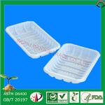 PLA 100% Biodegradable disposable plastic sushi tray