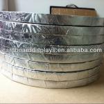 15mm thick cake drum, Round silver cake drum