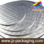 Wholesale round Silver gold foil cake boards