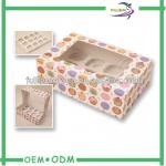 China manufacturer custom cupcake box, mini cupcake boxes, wholesale cupcake box