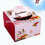 Latest lovely Take Away Food Packaging Paper Cake Box with Handle