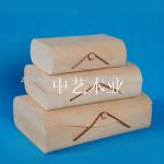 wholesale natural wooden cake box