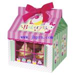 house shape speciality cupcake boxes window
