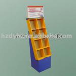 Corrugated carton display, flute display carton