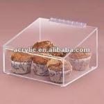 elegant 2013 new products top class acrylic cupcake box