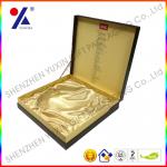 high end rigid jewelry paper packaging box moon cake package box display box with silk insert