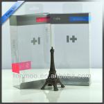 Clear plastic hair extension packaging box
