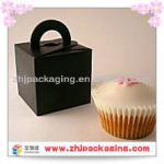 High quality ECO-friendly Black plastic cake box