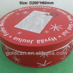 round cake tin box