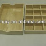 festival paulownia wood packaging boxes with compartment