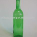 750ml green glass wine bottle