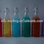colored glass wine bottles