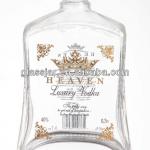 700ML Printed vodka glass bottle with thick bottom