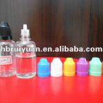 Transparent PET eye drop bottles with color cap