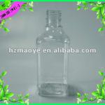 200ml clear pet square plastic wine bottle for liquid