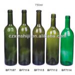 750ml bordeaux wine bottle