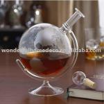 750ml glass bottle/globe glass wine bottle