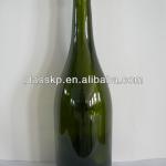 750ml dark green burgunday wine glass bottle with screw cap