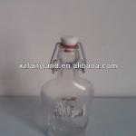 250ml glass flask bottle for vodka , wine .wiskey