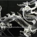 glass dragon bottle/750ml glass wine bottles wholesale/dragon glass