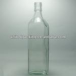 700ml clear square glass wine bottle