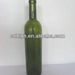 500ml dark green wine glass bottle with cork stopper
