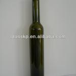 375ml antique green ice wine glass bottle with cork cap