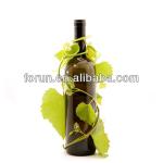 Simple Design Round Shape Glass Wine Bottle