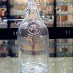 China glassware personalized glass rum bottles 750ml(glass factory)