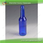 300ml cobalt blue empty glass bottle