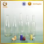 2014 hot-sale high-quality 750ml unique design of wine glass bottle