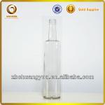 Fashion 700ml Flint Round Glass Vodka Bottle With Screw Finish