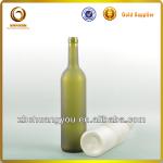 750ml frosted colored glass bottle with cork manutacturers